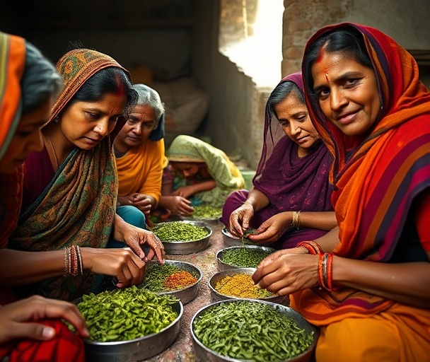 Village Women Working